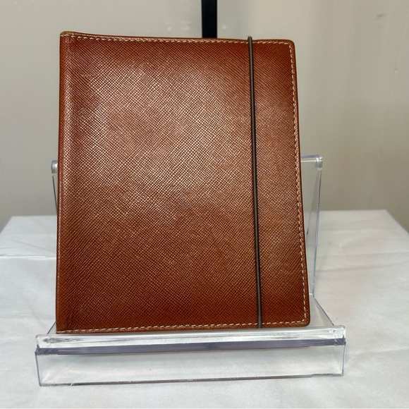 Prada Brown Leather Document Holder - Picture 1 of 8